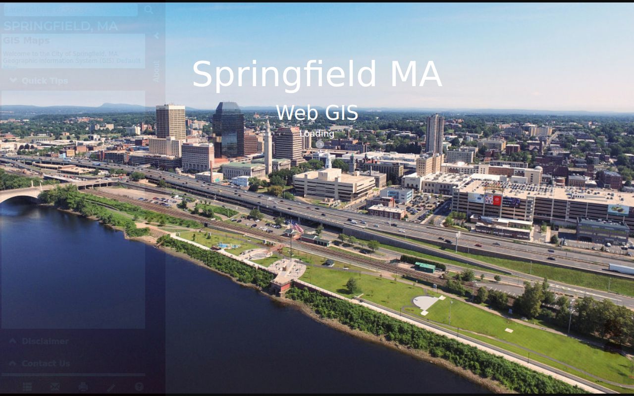 Springfield street directory GIS neighborhood parcel and ZIP map layers